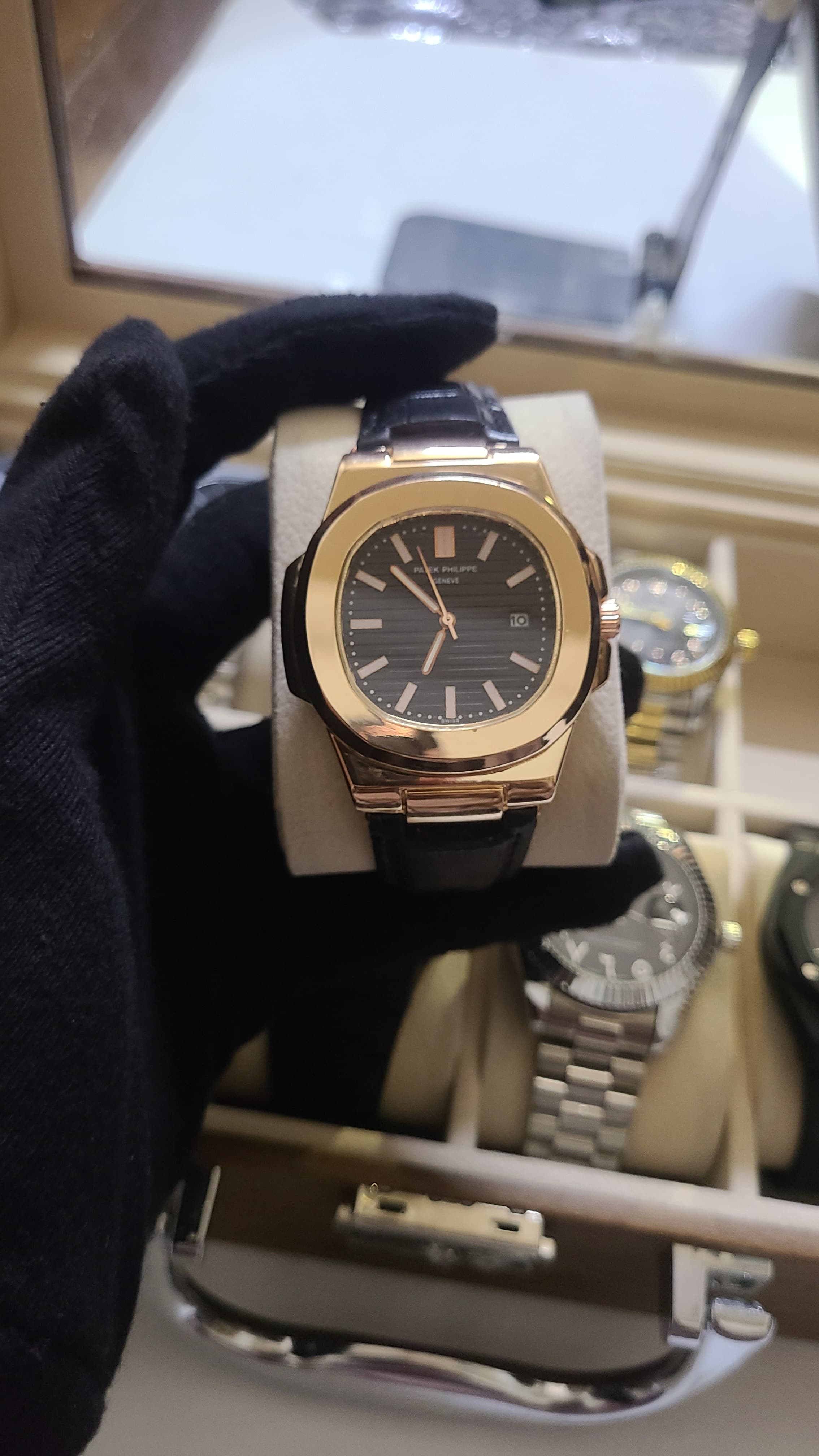 Patek Phillippe Nautilus Leather Strap