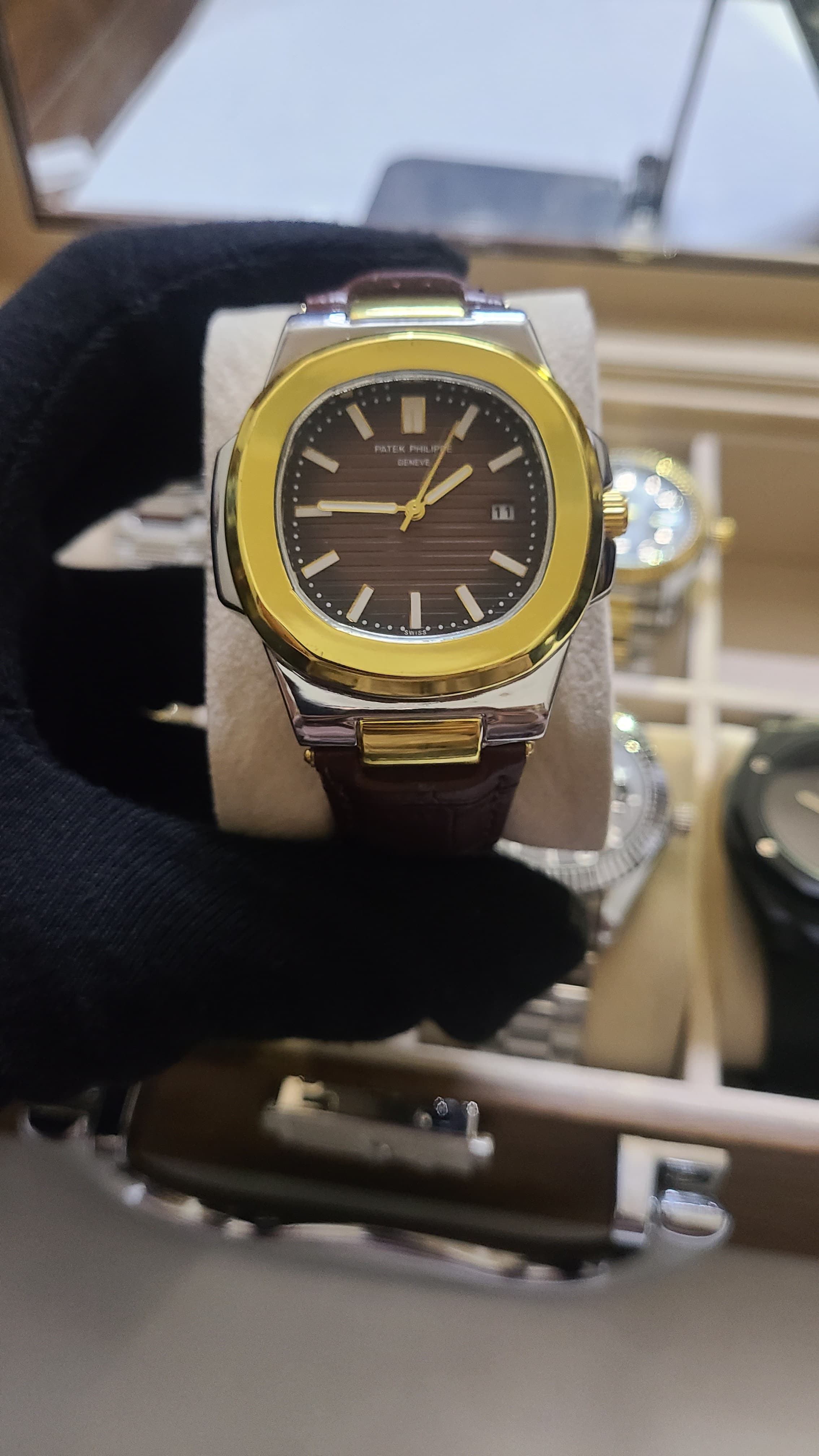 Patek Phillippe Nautilus Leather Strap