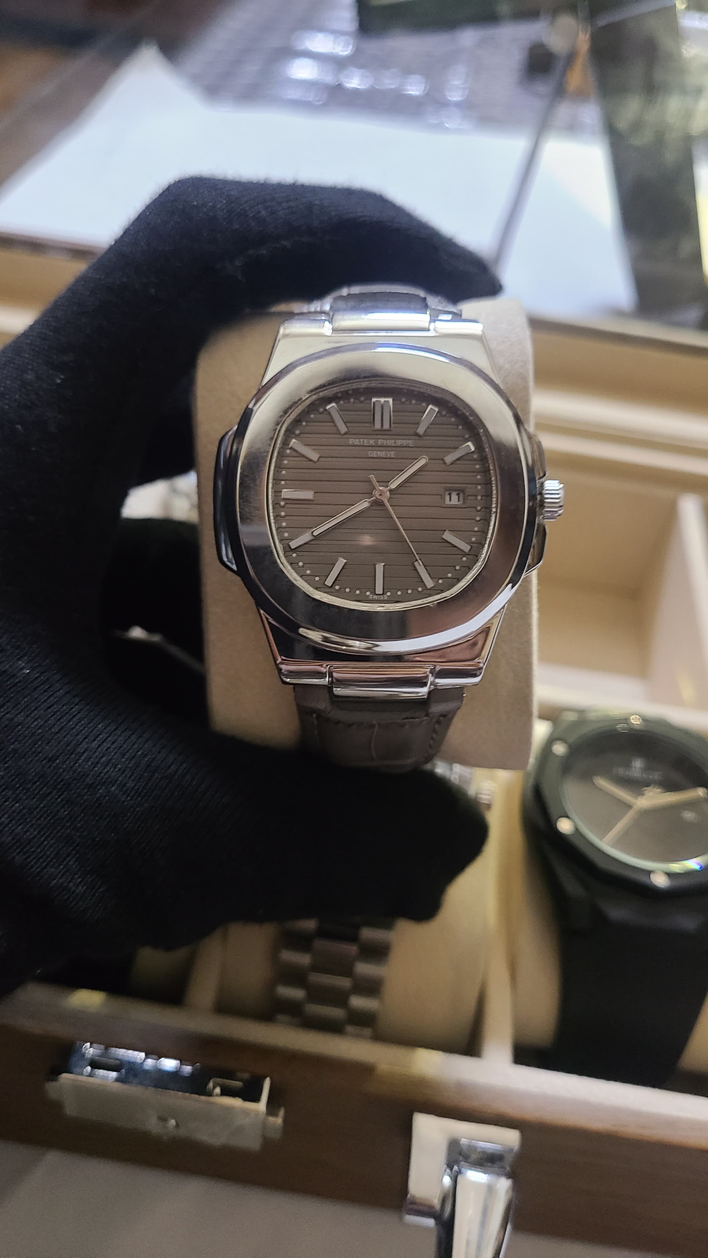 Patek Phillippe Nautilus Leather Strap
